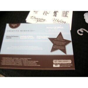 Creative Memories Wishes & Dreams Card Kit And Star Struck Accent Pack